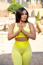 "Cheetah Girl" Sportswear Set Yellow