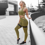 "Final Cut" 2 Piece Legging Set-Olive